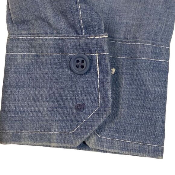 Vintage Kmart Permanent Press Western Cowgirl Embroidered Shirt Girls Size 6 - Picture 8 of 14